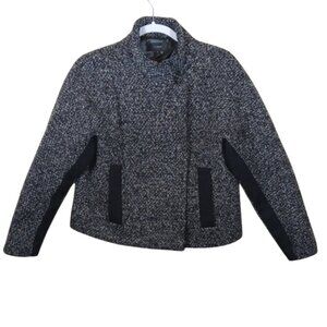 J. Crew Marled Boucle Knit Jacket Wool Blend